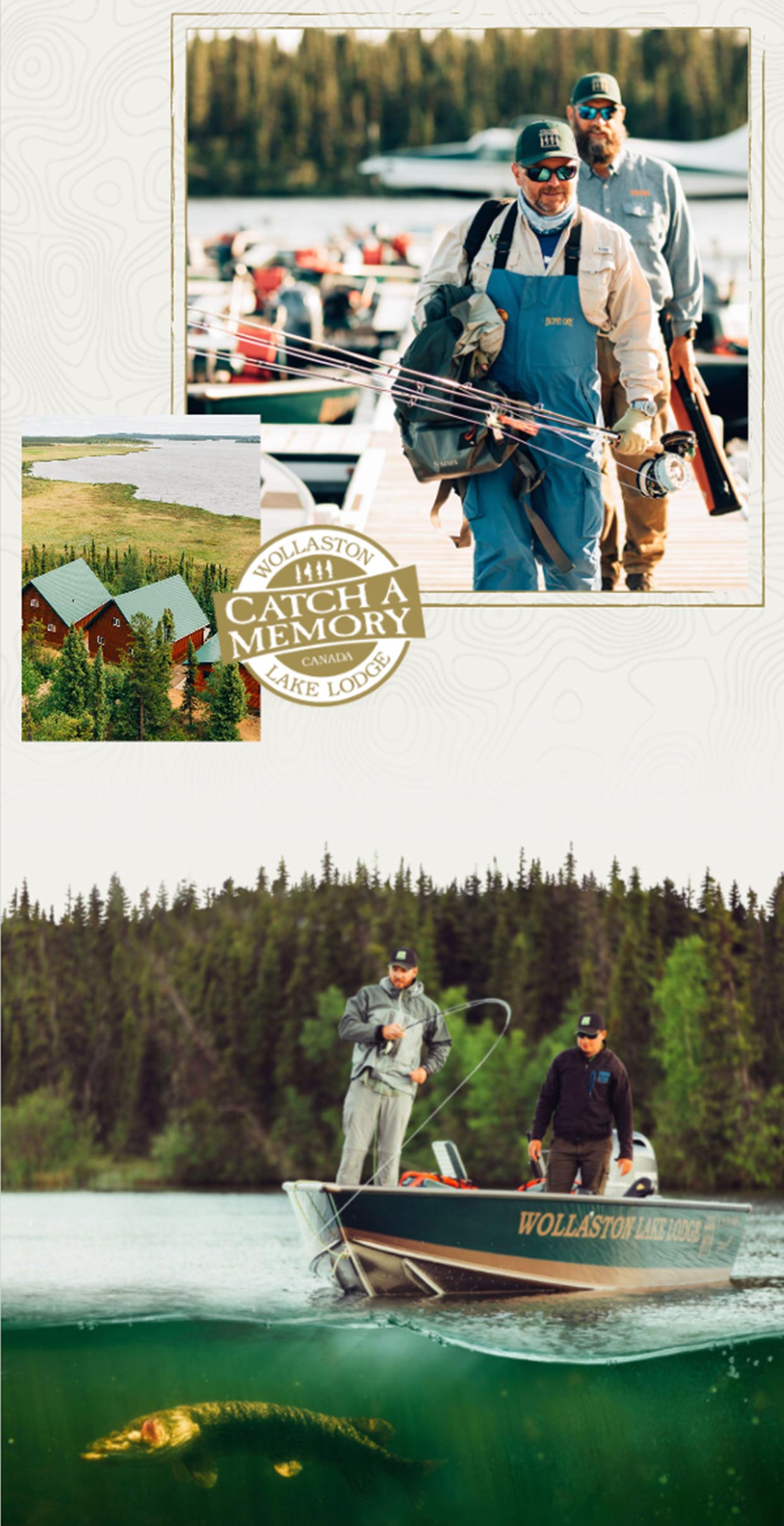 Leap XD . Branding. Design. Wollaston Lake Lodge